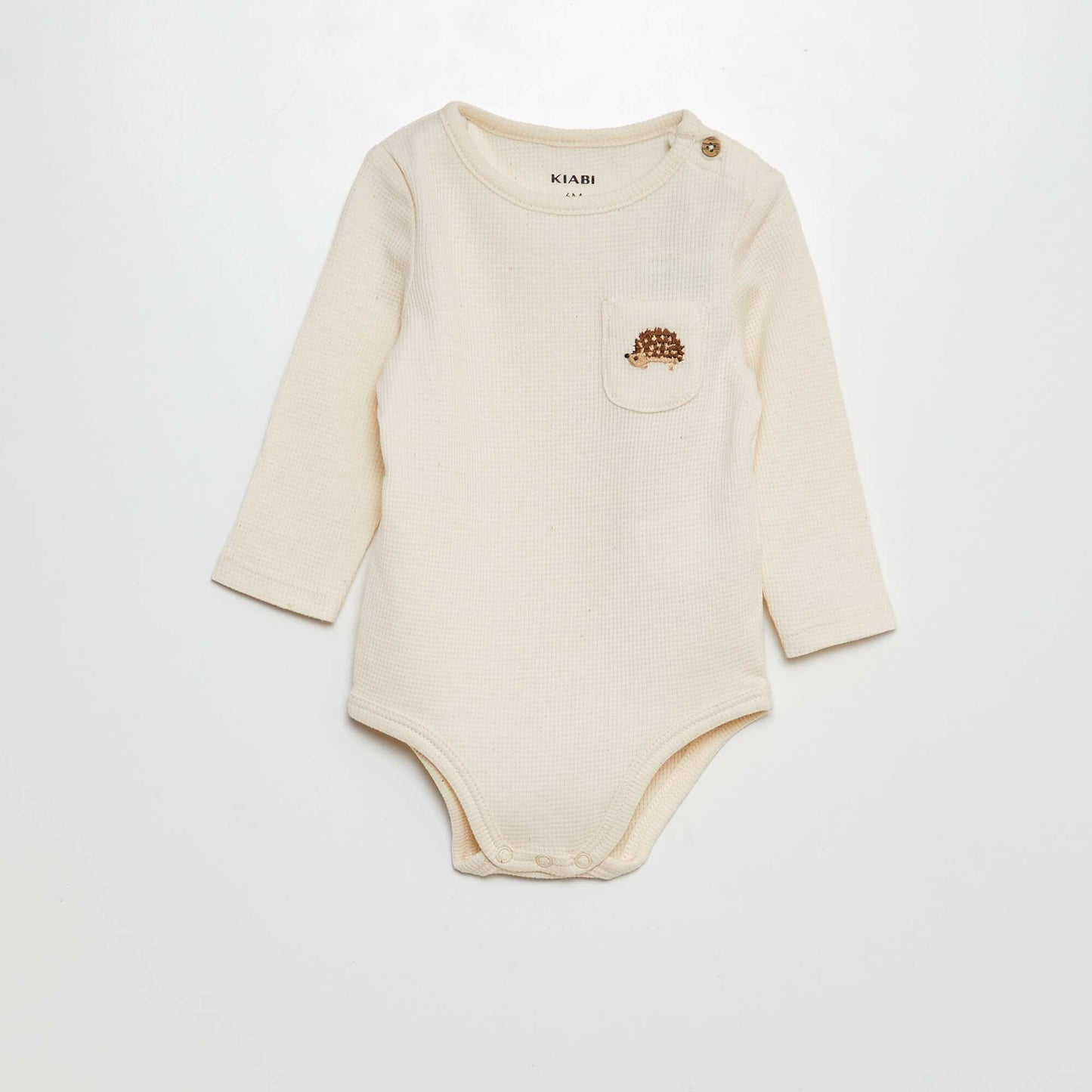 Waffle knit body BEIGE