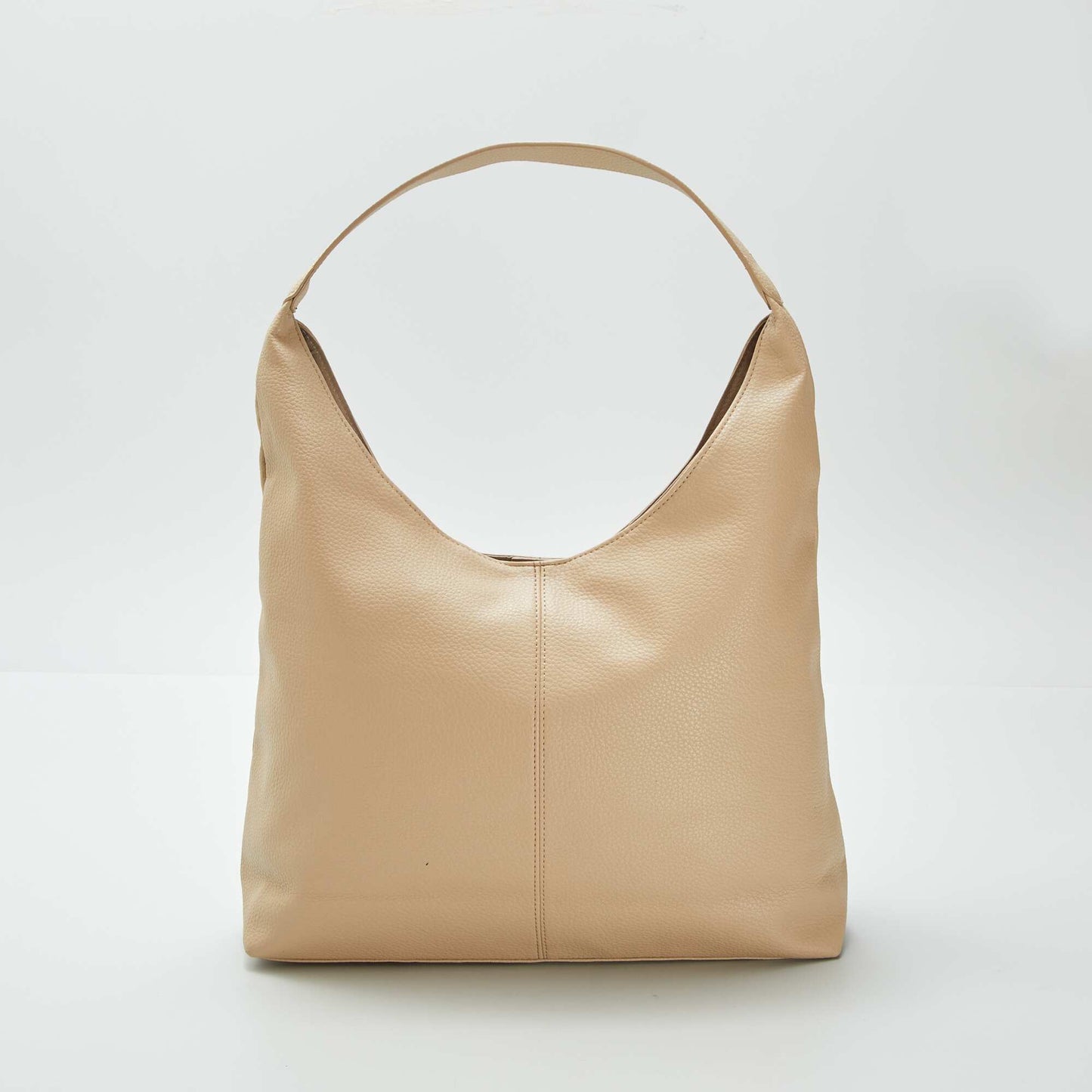 Large tote bag beige