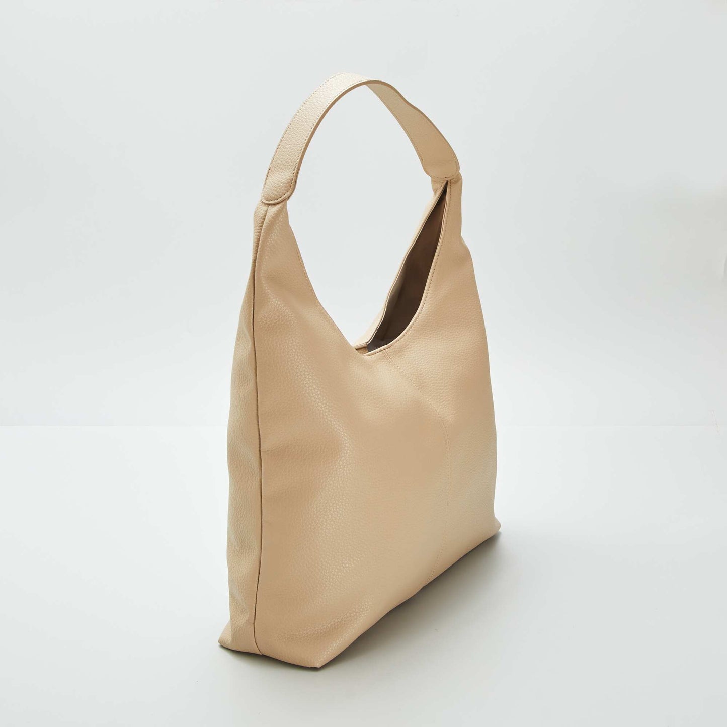 Large tote bag beige