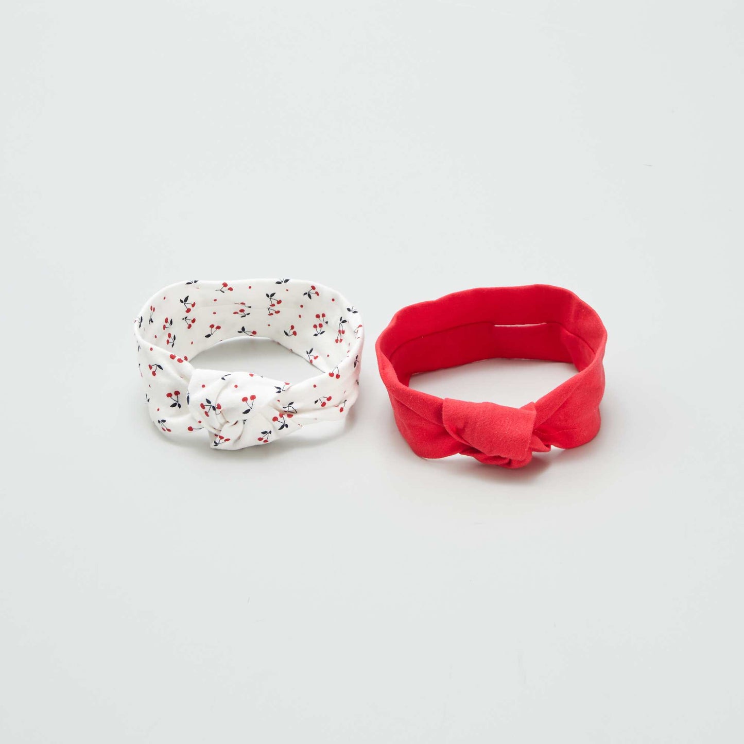 Pack of 2 bow headbands RED