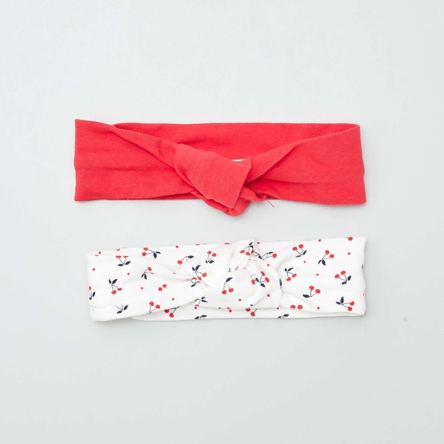 Pack of 2 bow headbands RED