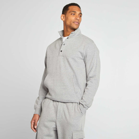 High neck sweater GREY