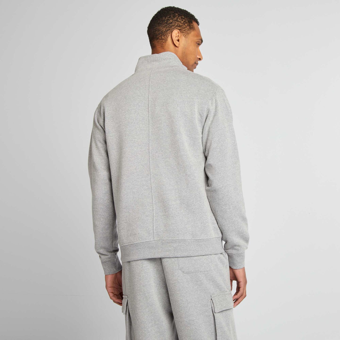 High neck sweater GREY