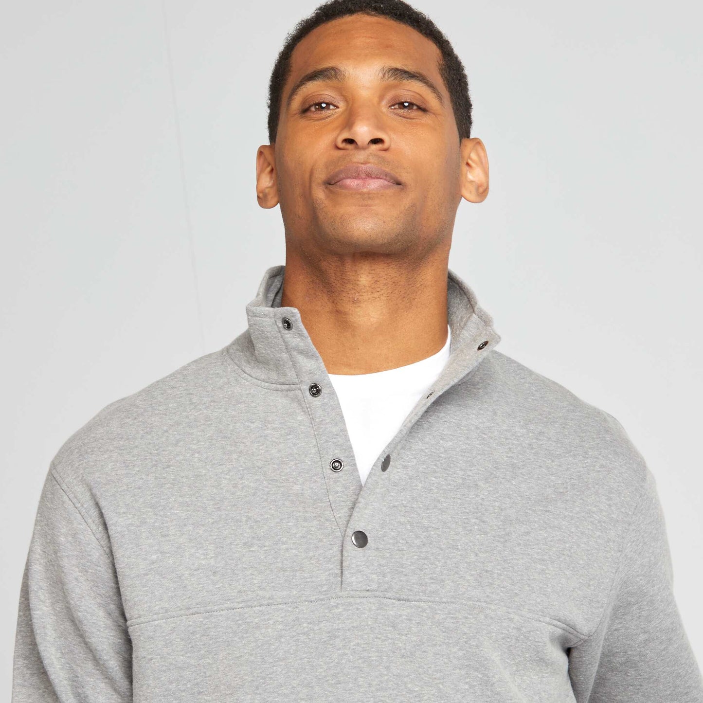 High neck sweater GREY