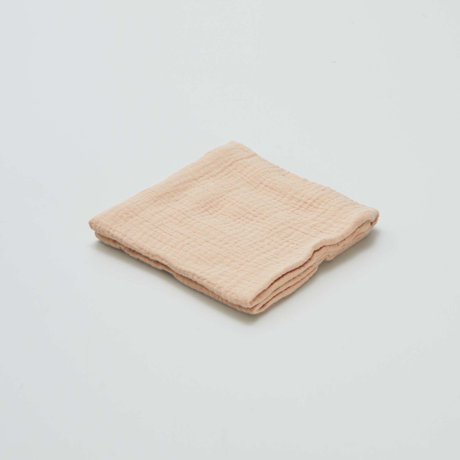 Pack of 2 cotton gauze squares YELLOW