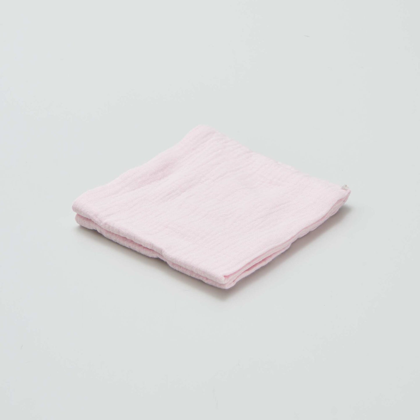 Pack of 2 cotton gauze squares WHITE