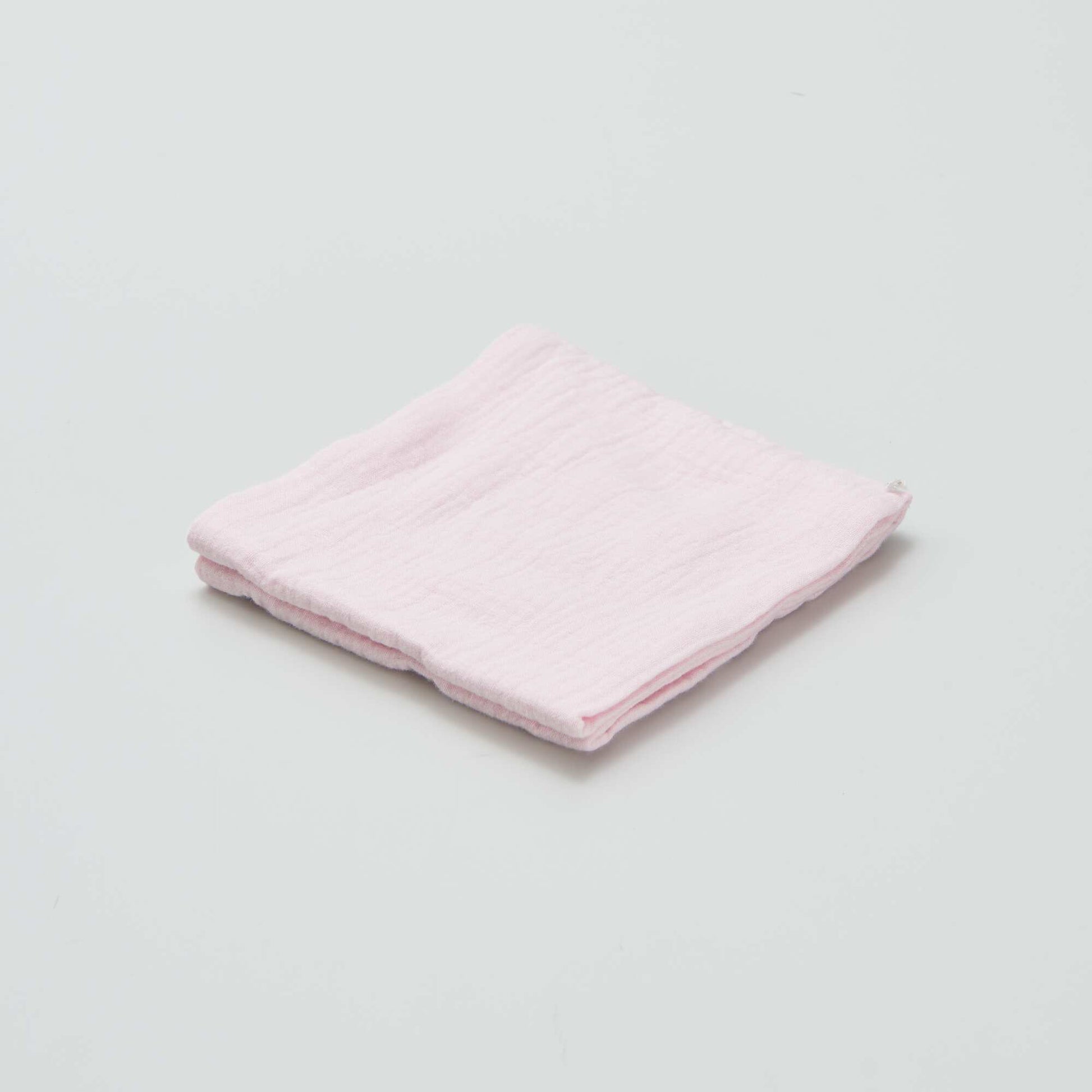 Pack of 2 cotton gauze squares WHITE