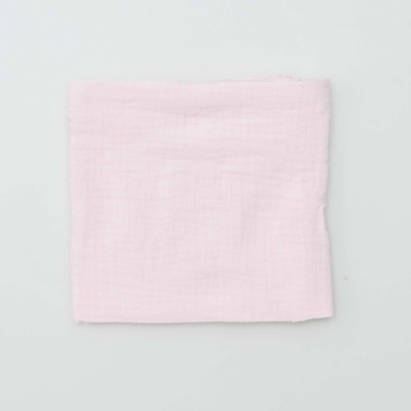 Pack of 2 cotton gauze squares WHITE