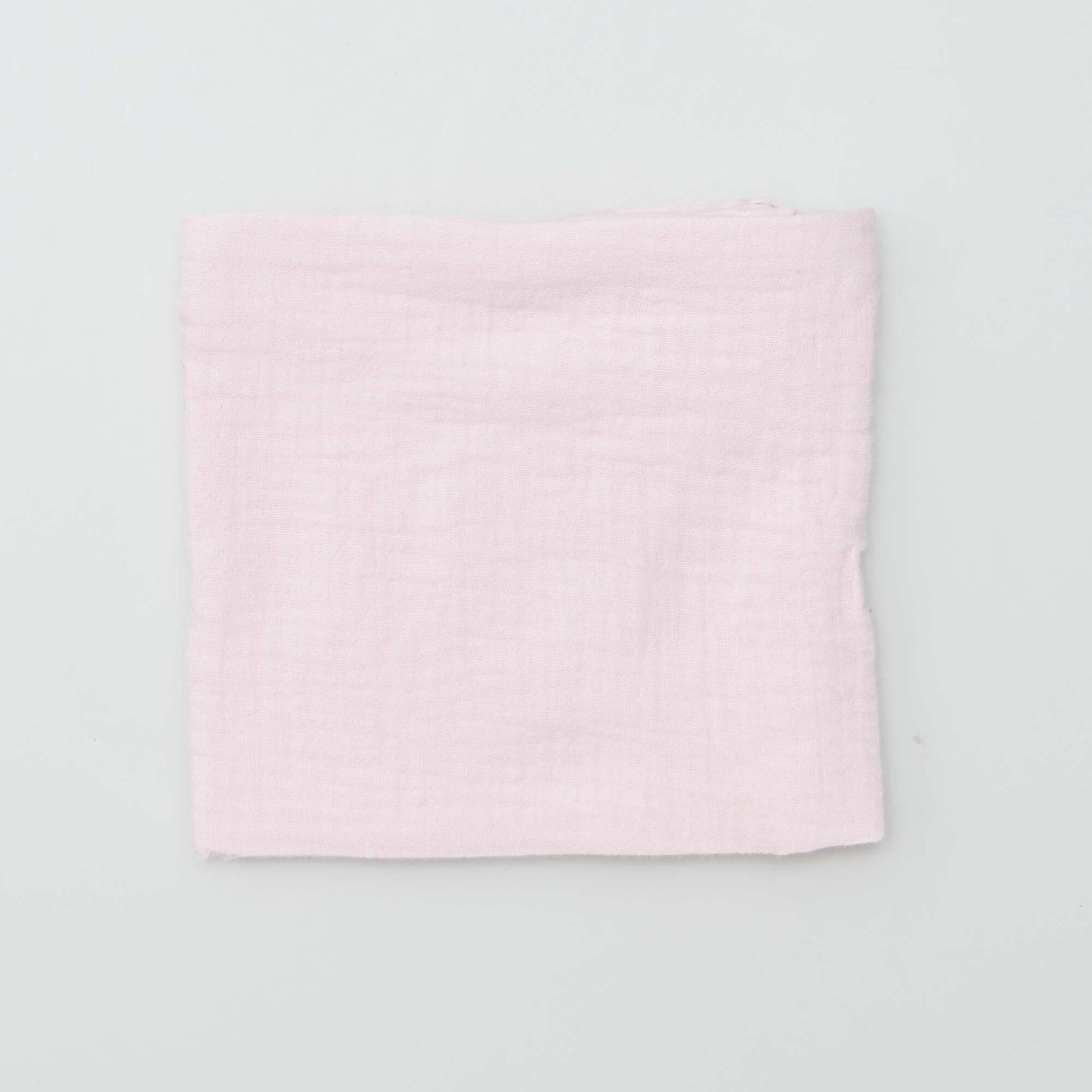 Pack of 2 cotton gauze squares WHITE