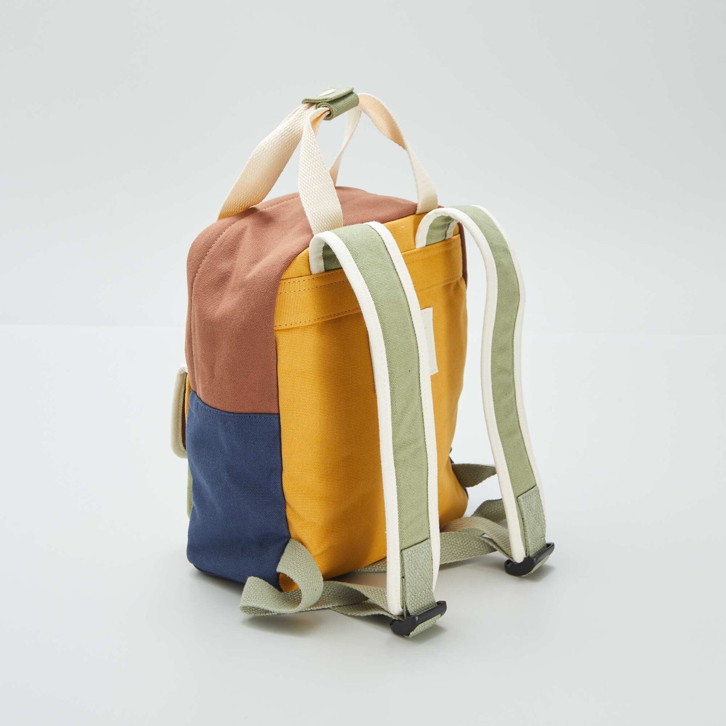 Colour block backpack KHAKI