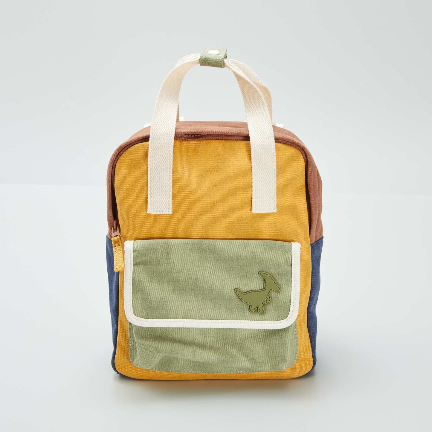 Colour block backpack KHAKI