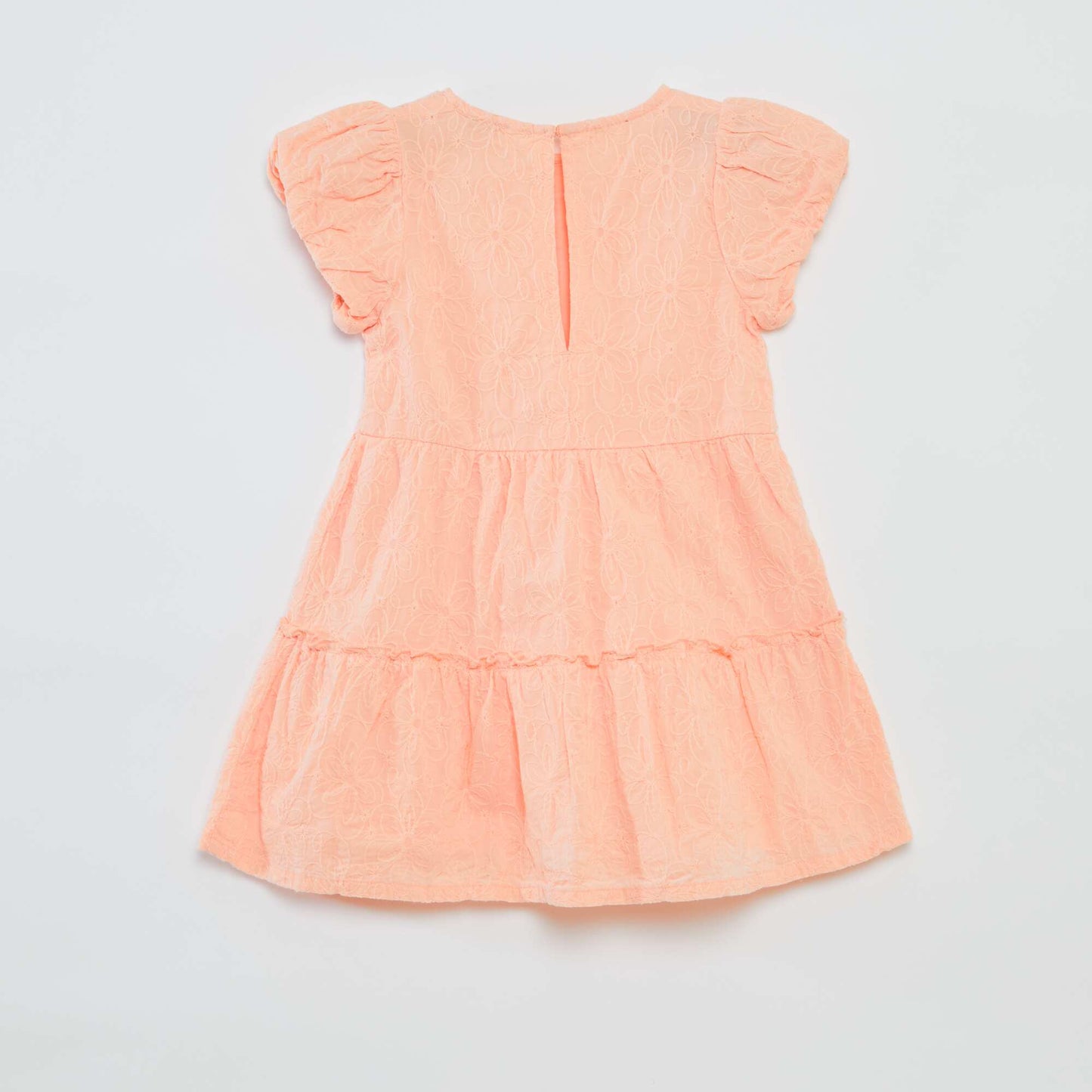 Tiered party dress ORANGE