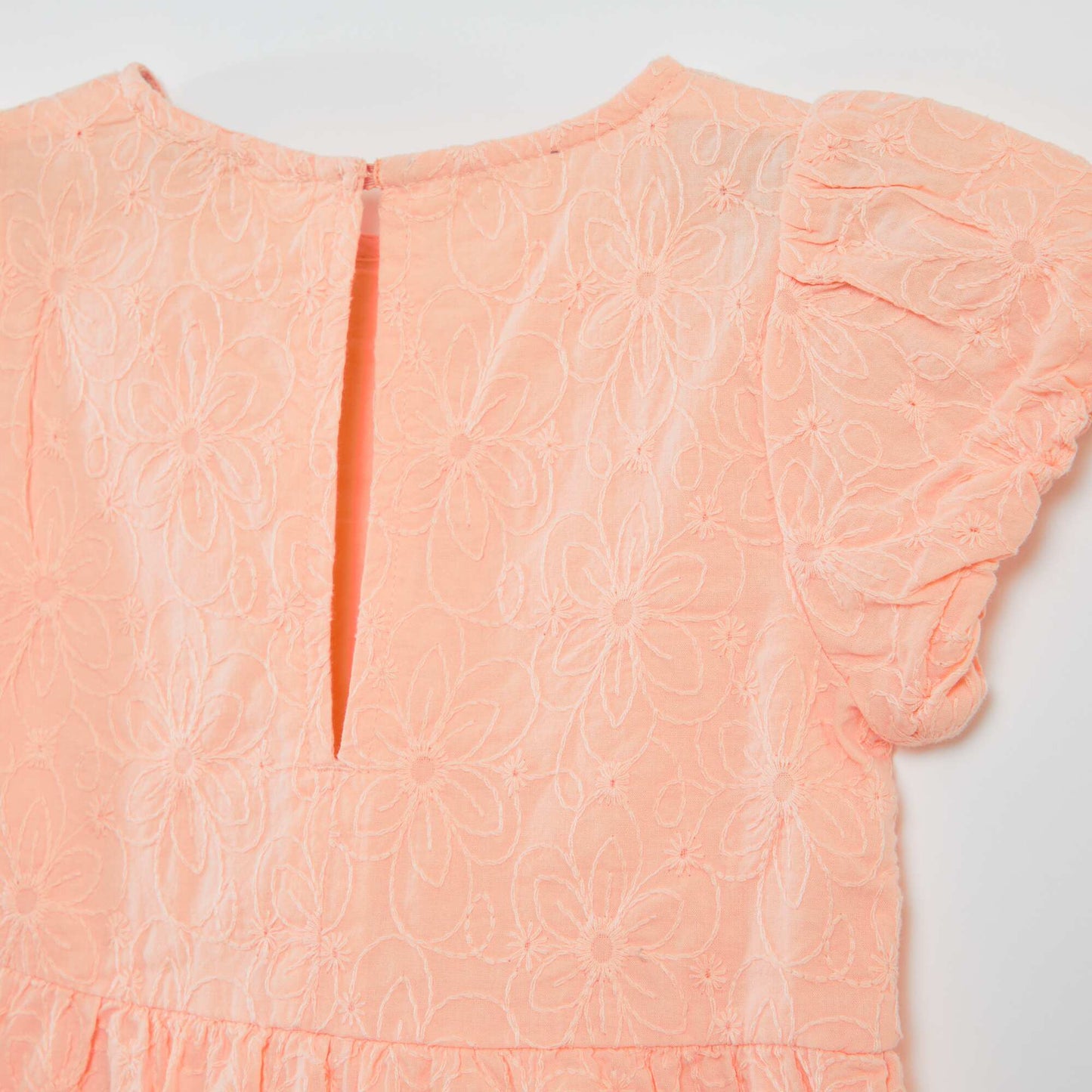 Tiered party dress ORANGE