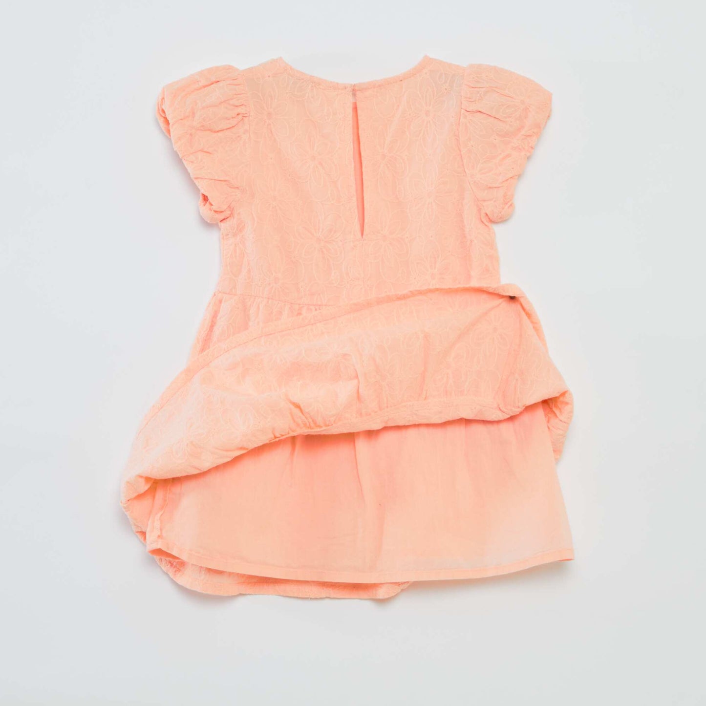 Tiered party dress ORANGE