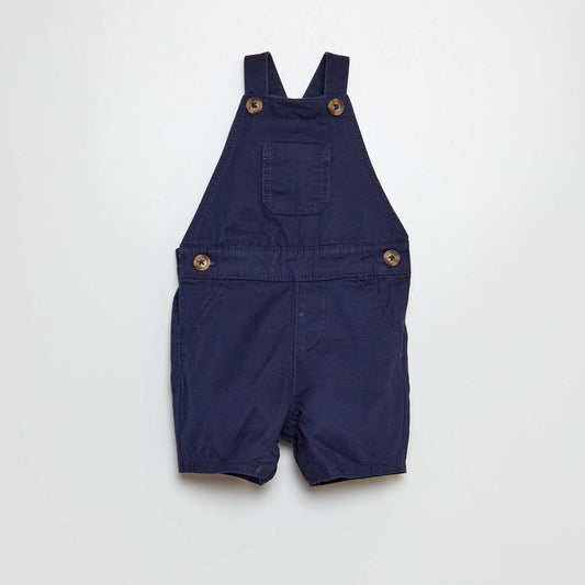 Twill dungarees BLUE