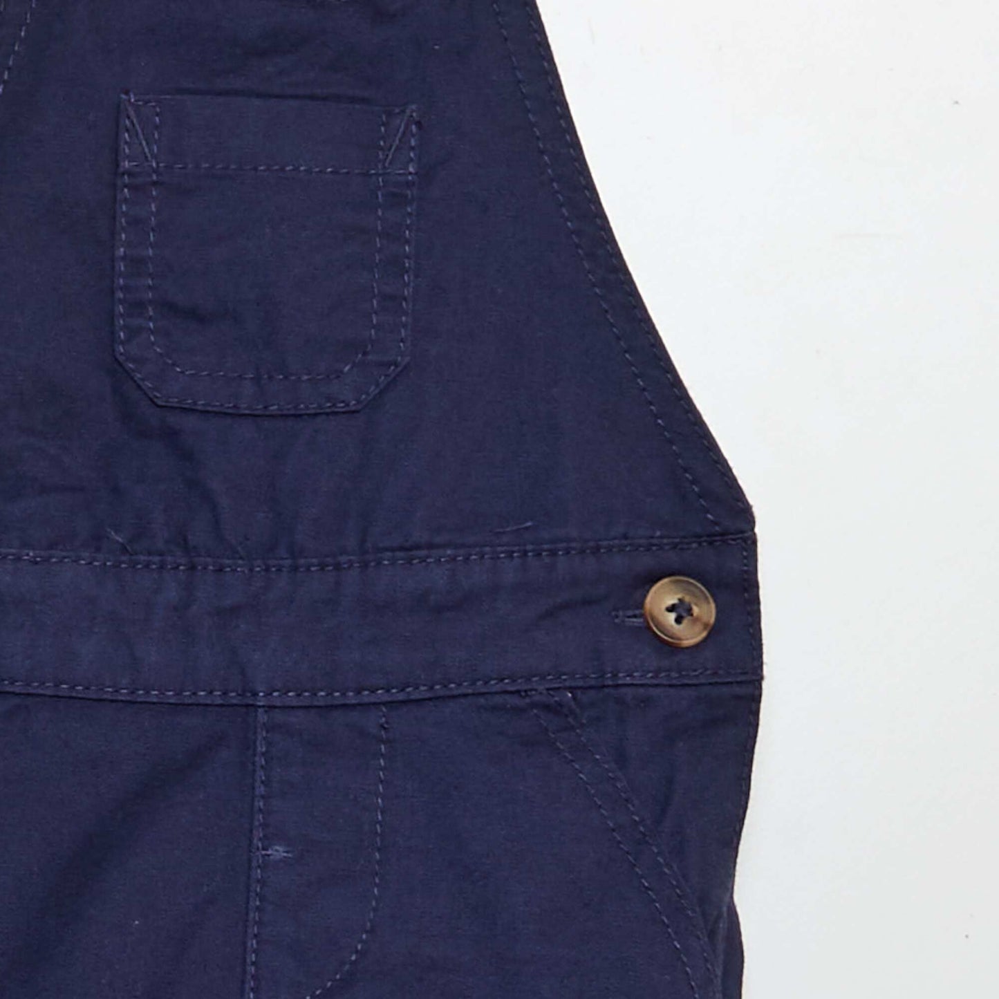 Twill dungarees BLUE