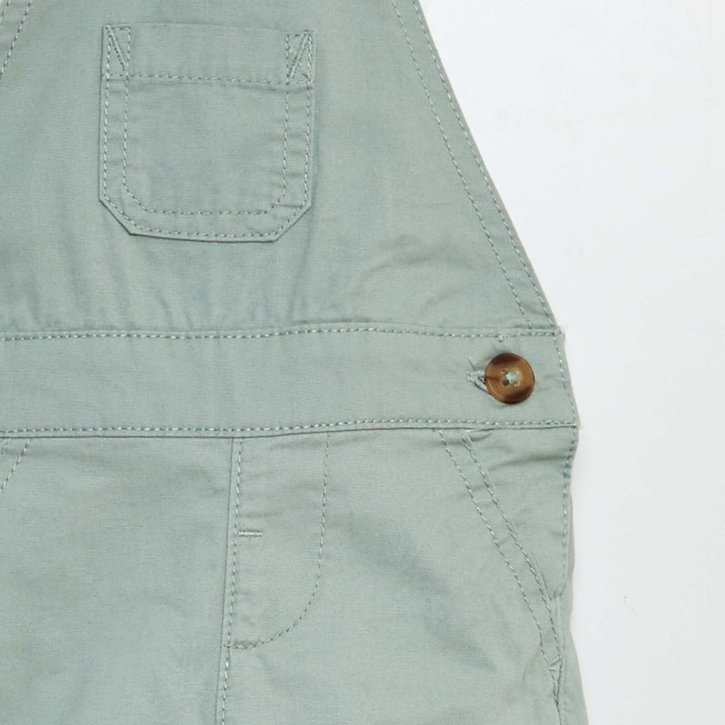 Twill dungarees GREEN