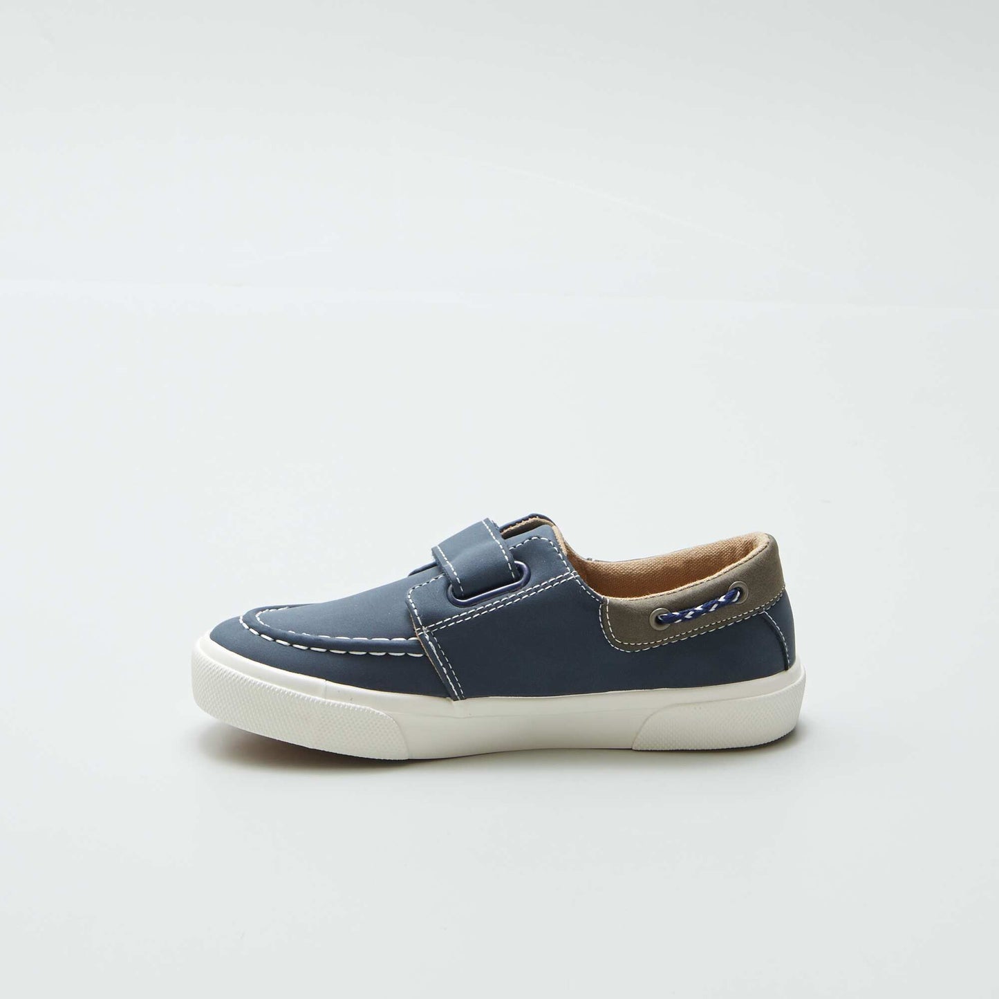 Hook and loop deck-style trainers BLUE