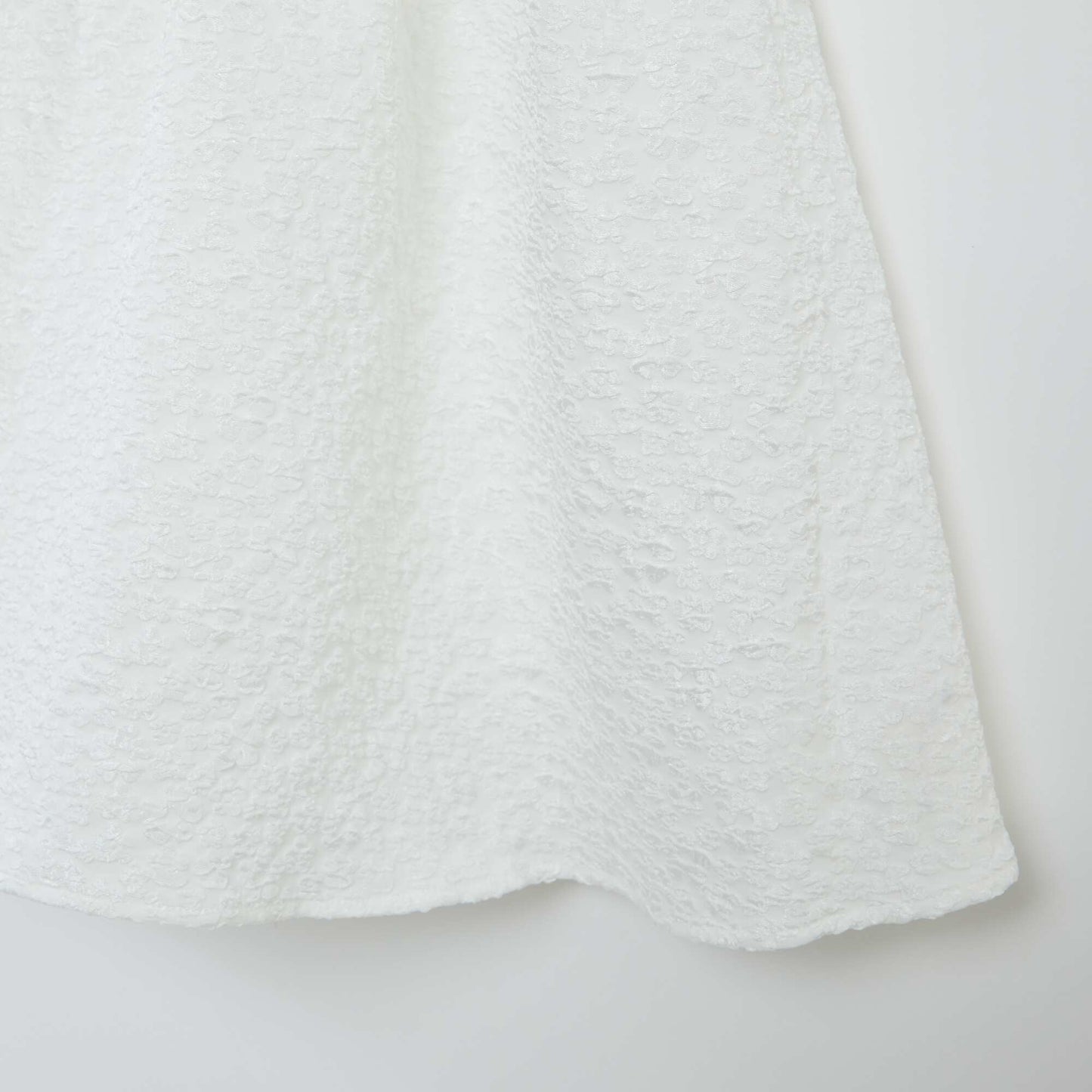 Jacquard party dress WHITE