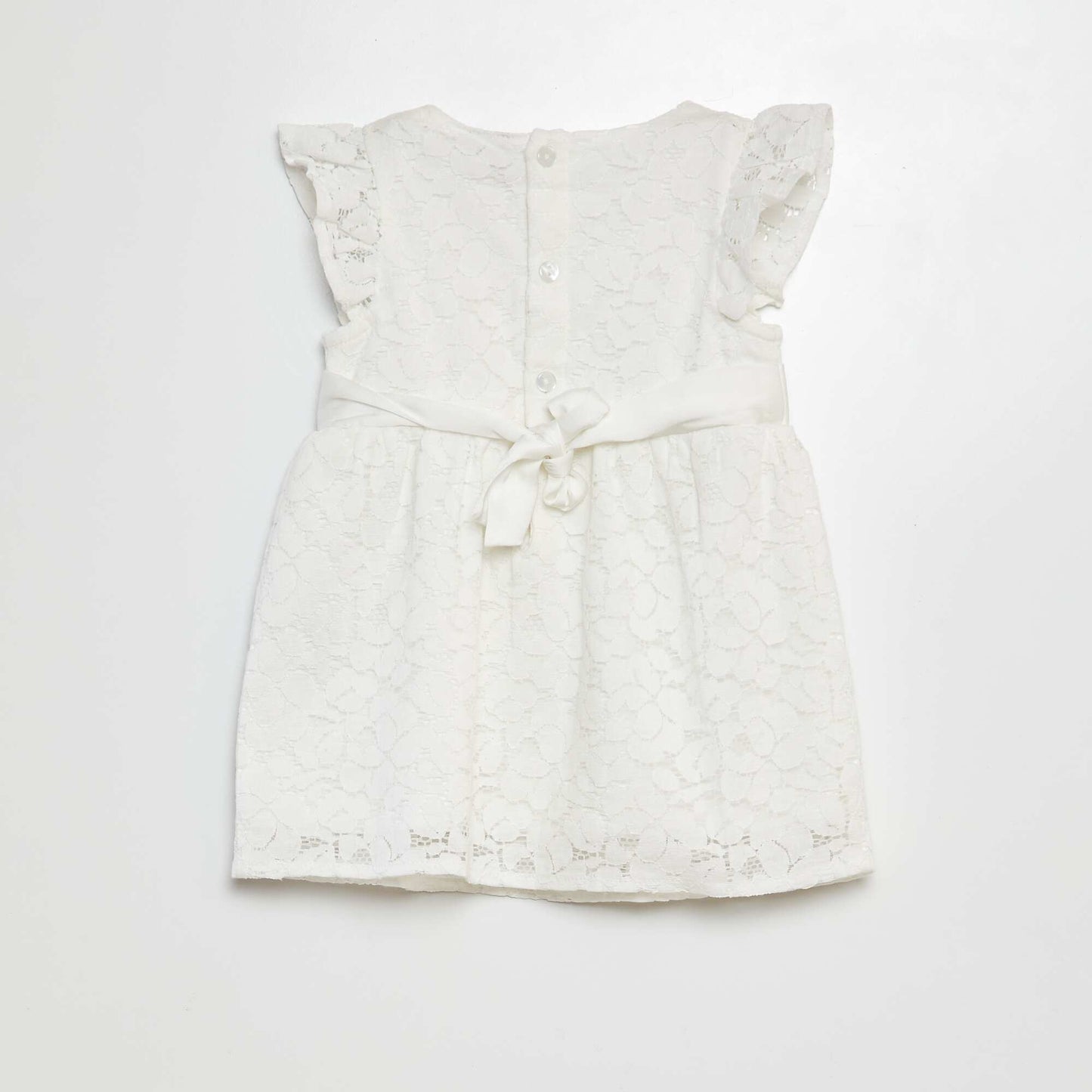 Lace party dress WHITE