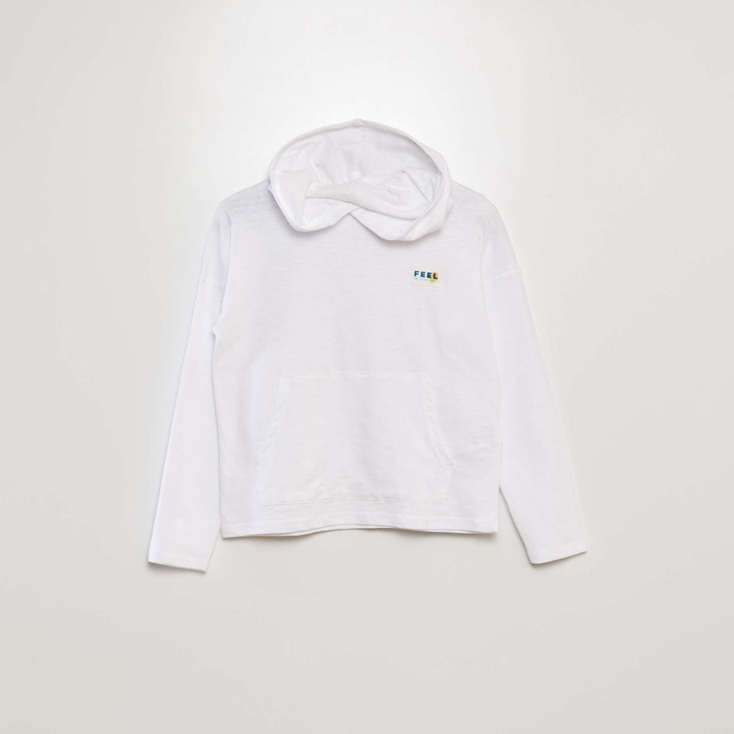 Hooded T-shirt white