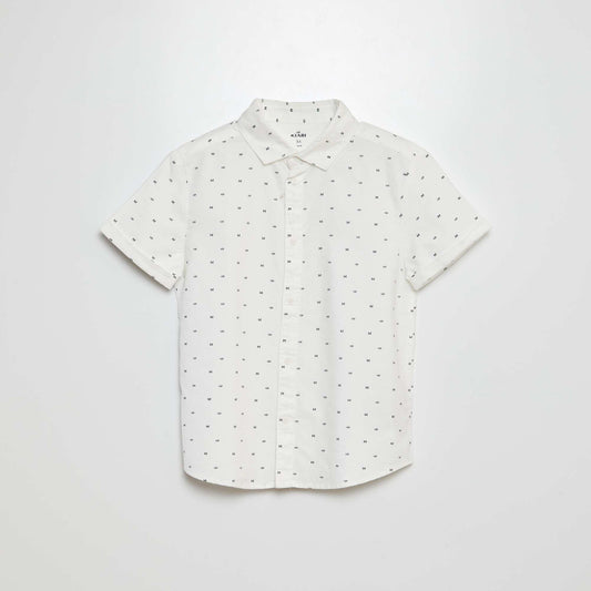 Short-sleeved shirt WHITE