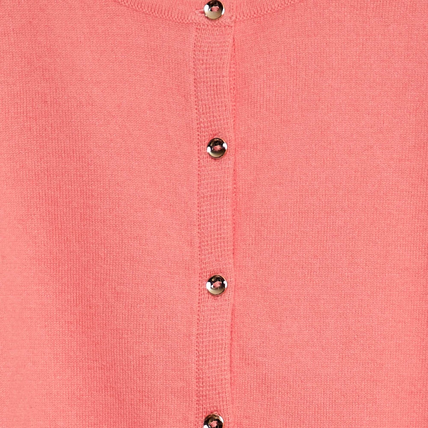 Plain knit cardigan PINK