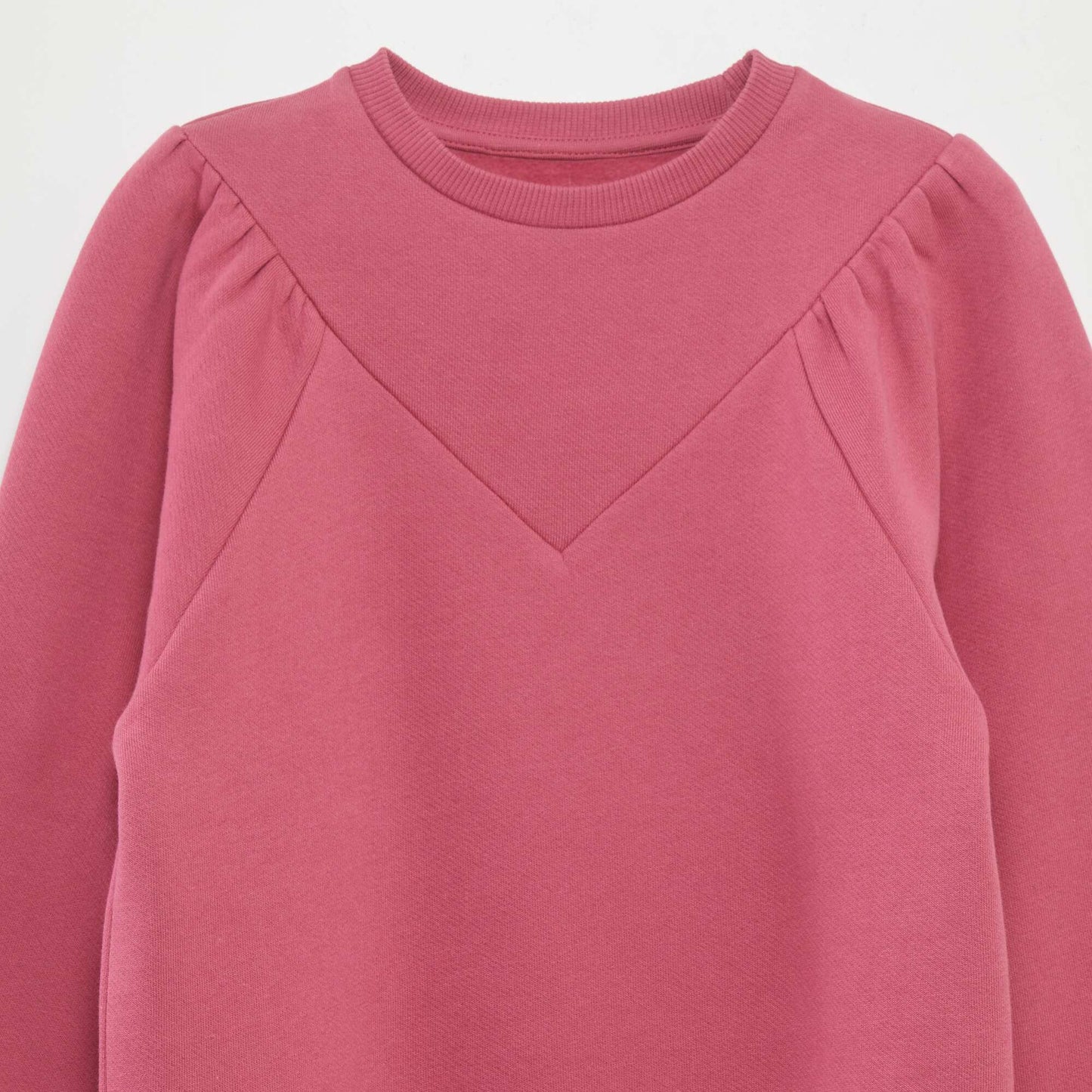 Round-neck sweatshirt PURPLE