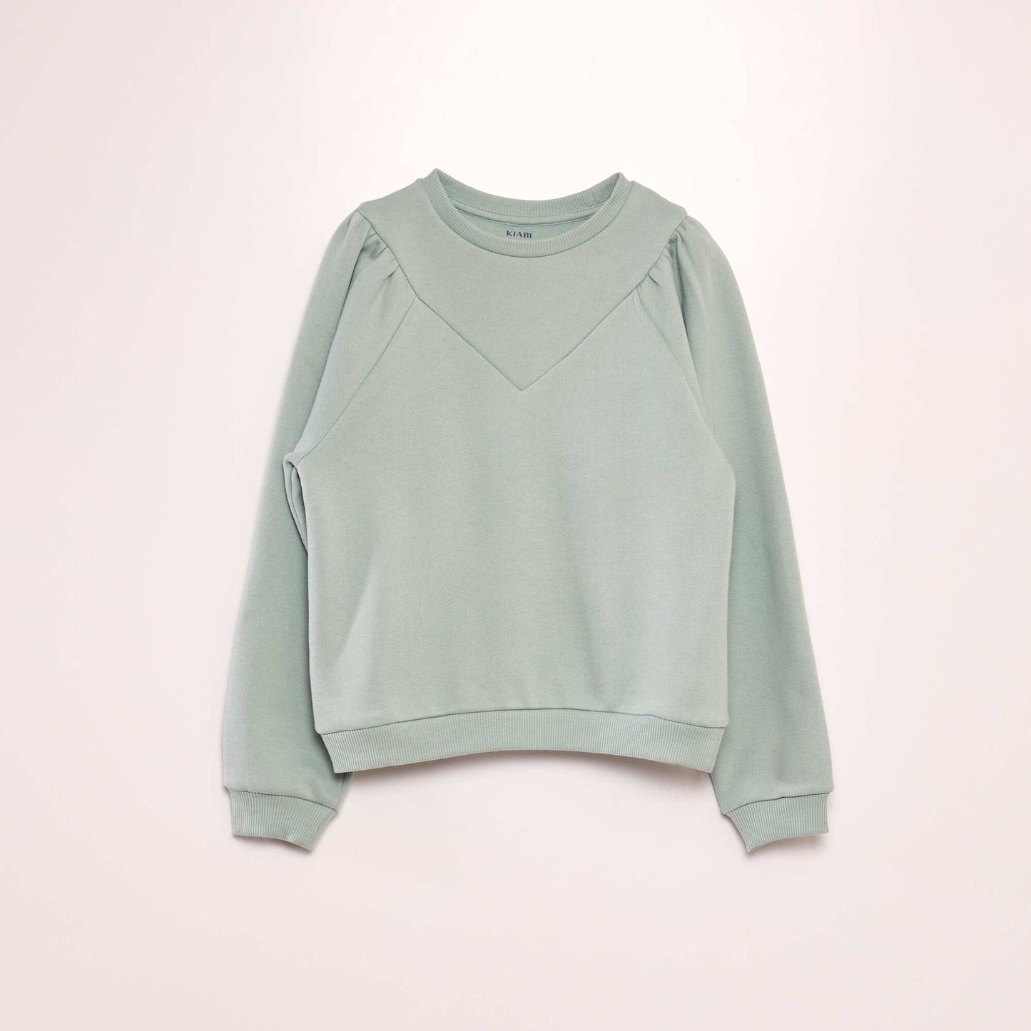 Round-neck sweatshirt GREEN