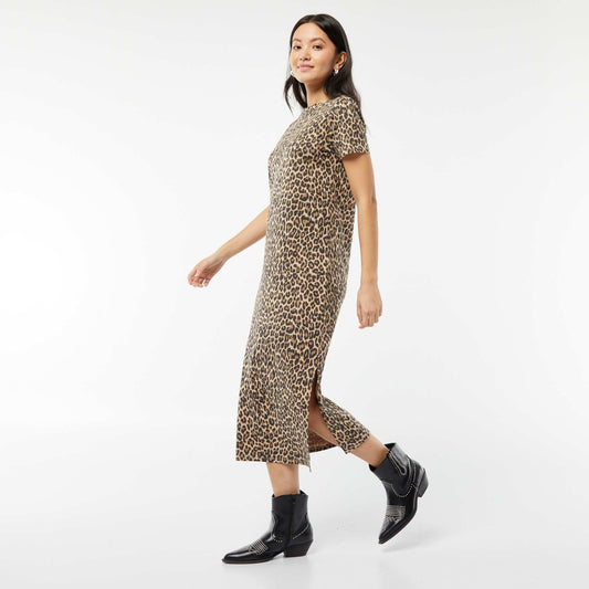 فستان تي شيرت طويل بيجي