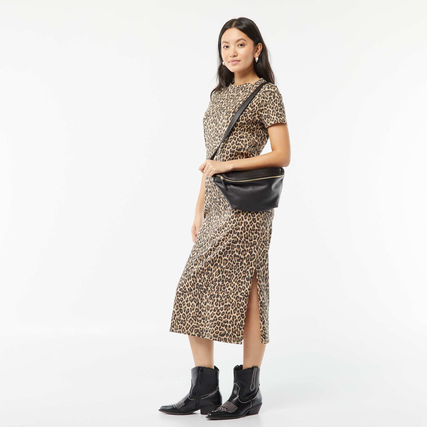 فستان تي شيرت طويل بيجي