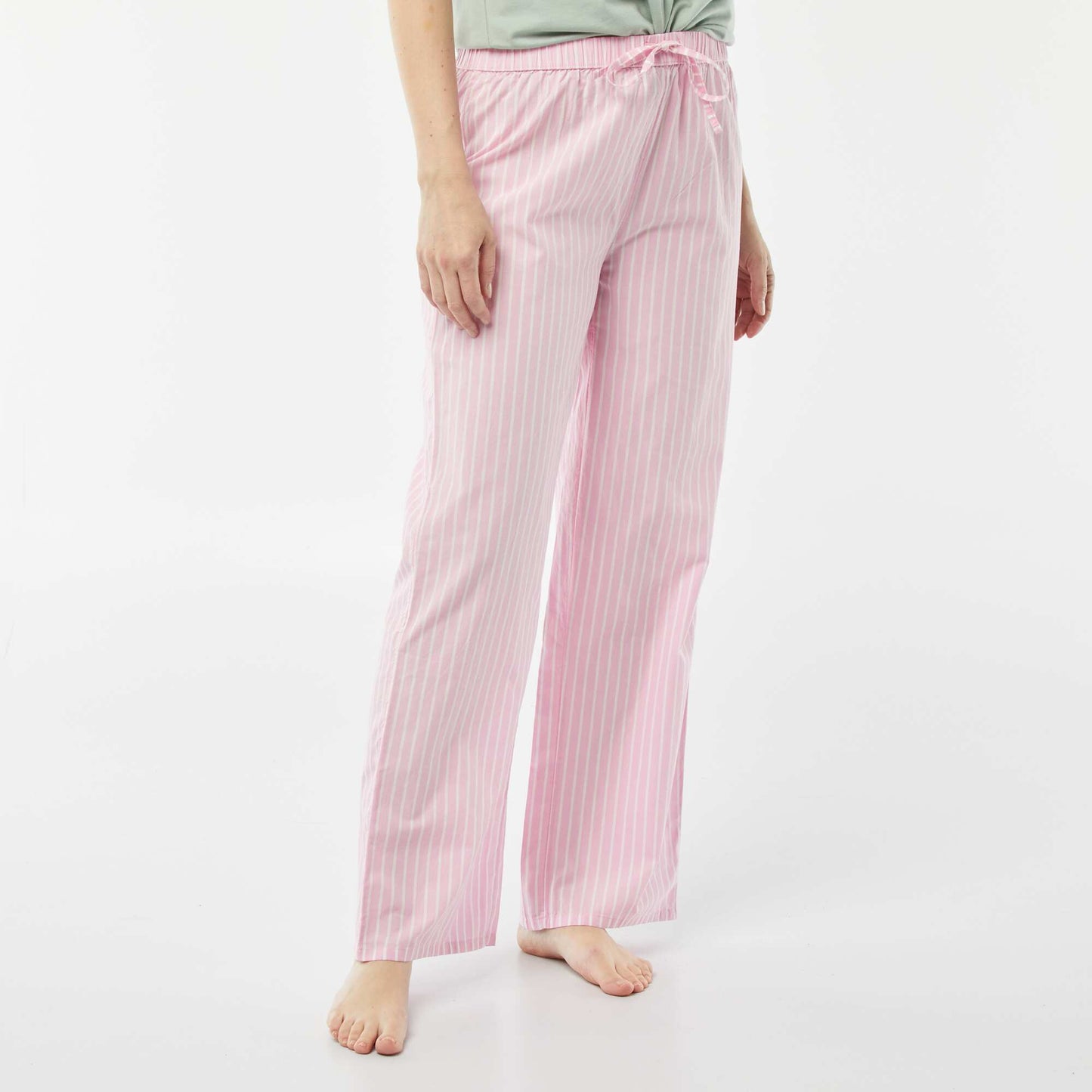 Wide-leg pyjama bottoms PINK