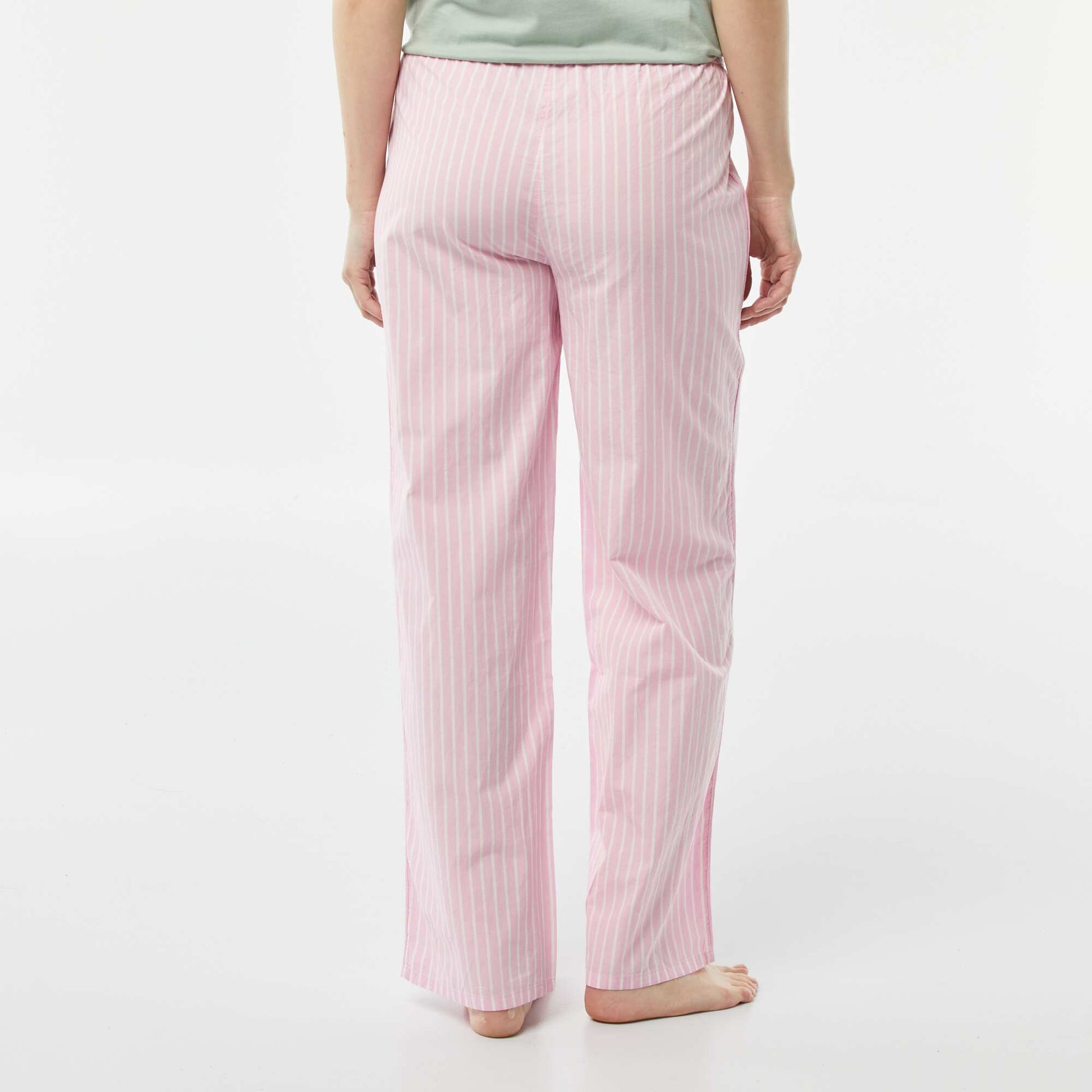 Wide-leg pyjama bottoms PINK