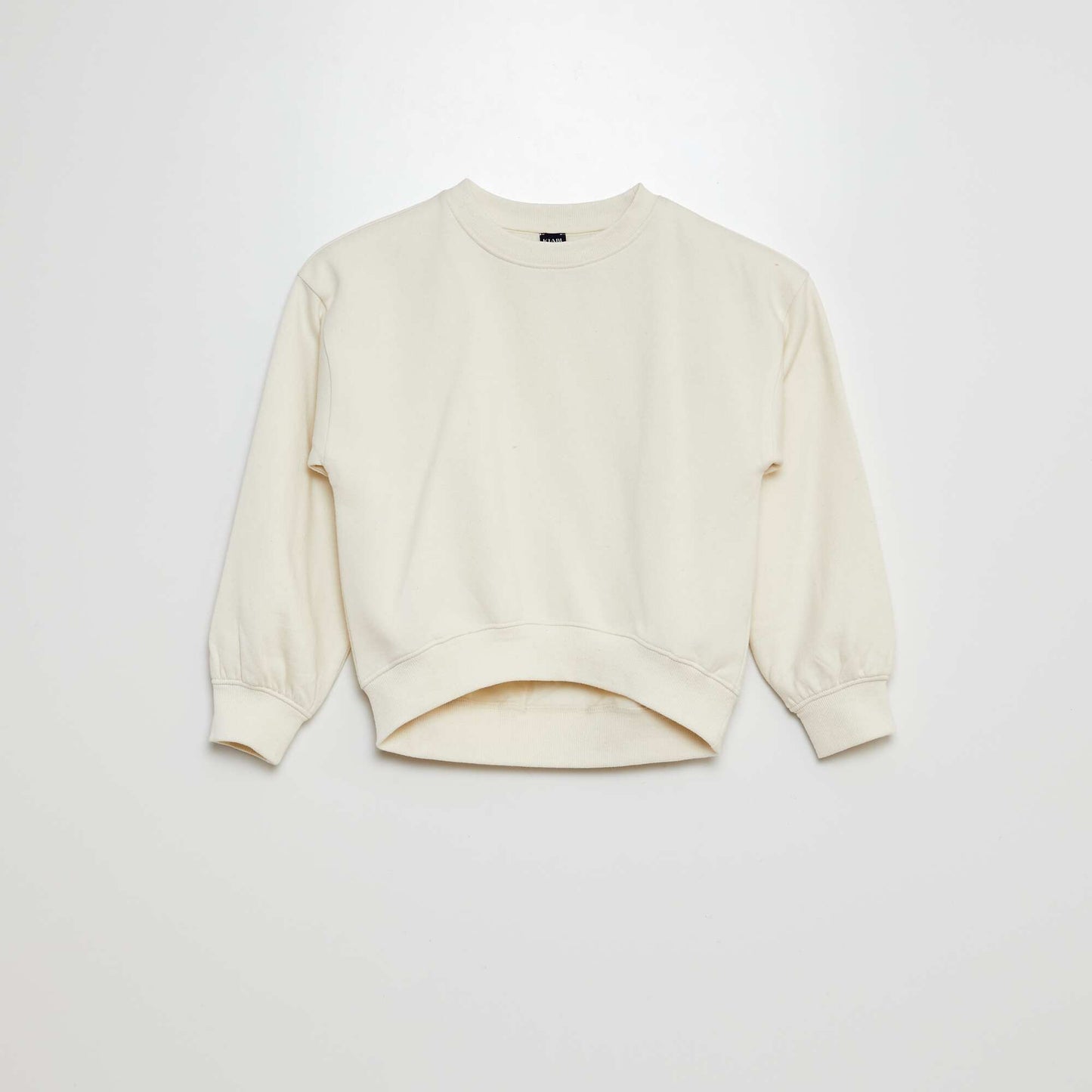 Plain sweatshirt BEIGE