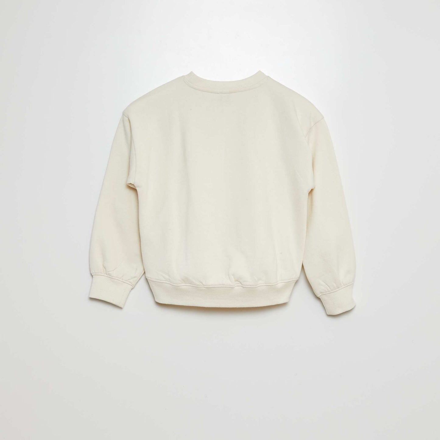 Plain sweatshirt BEIGE