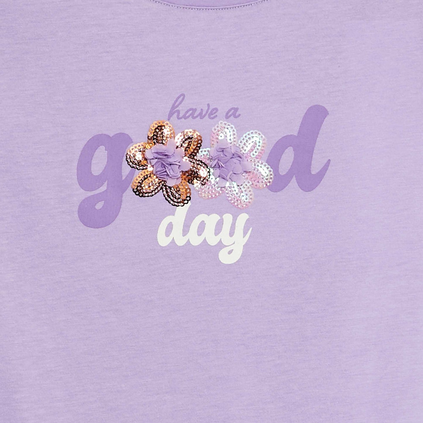 T-shirt with design PURPLE