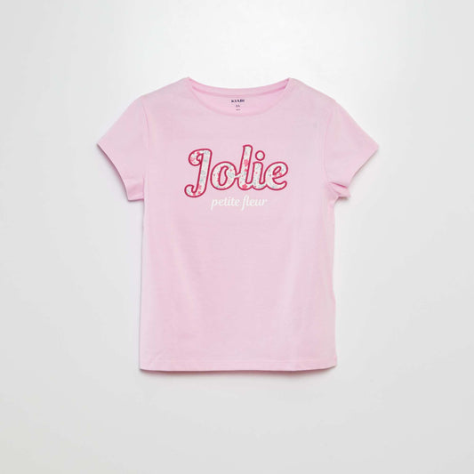 T-shirt with design PINK