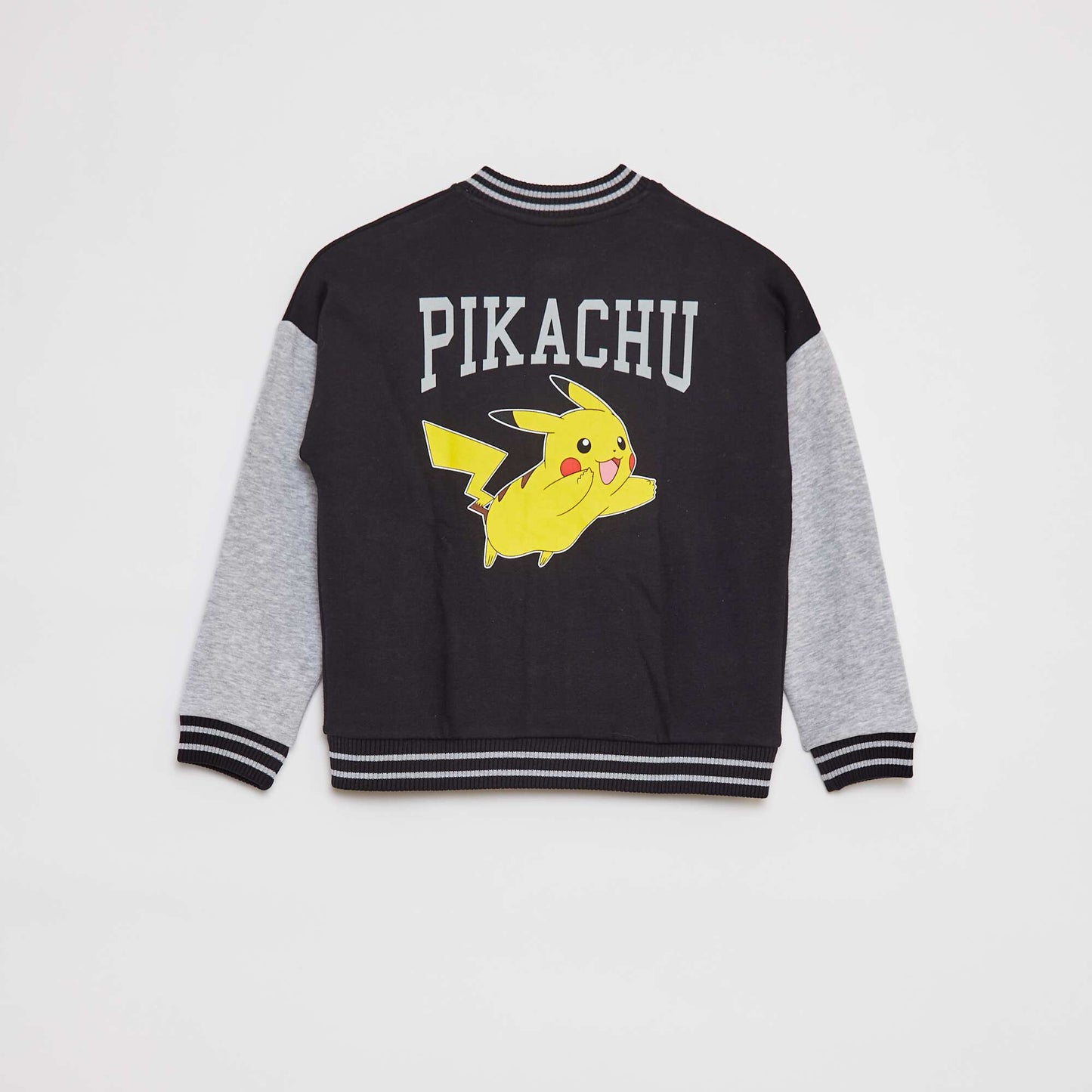 'Pokémon' 'Pikachu' press-stud jacket GREY