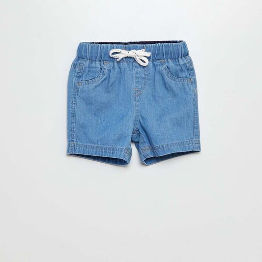 Denim shorts BLUE