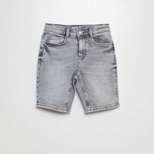 Denim Bermuda shorts GREY