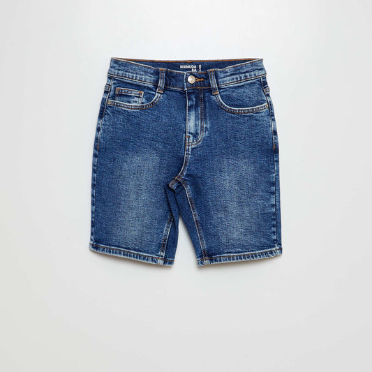 Denim Bermuda shorts BLUE