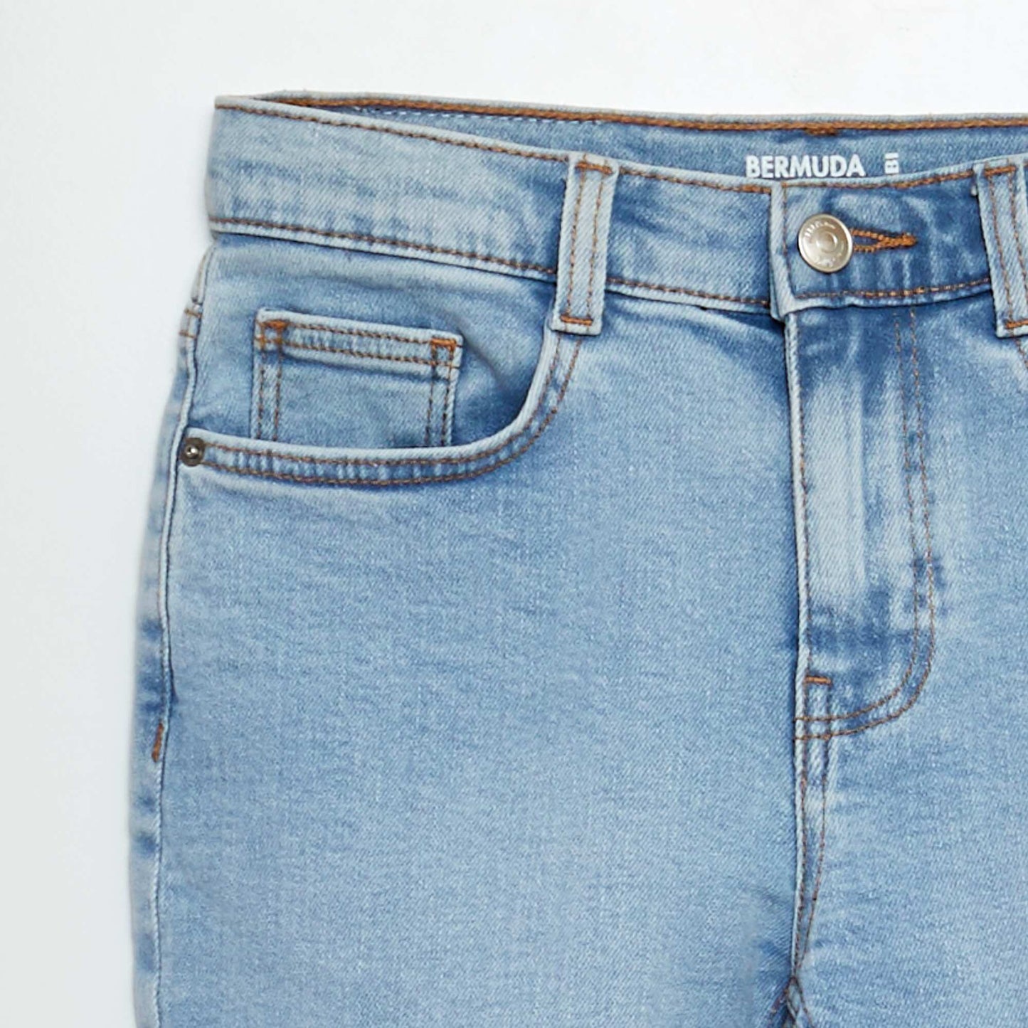 Denim Bermuda shorts BLUE