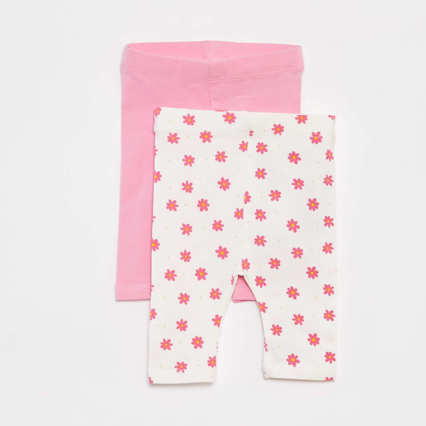 Pack of 2 cropped leggings PINK