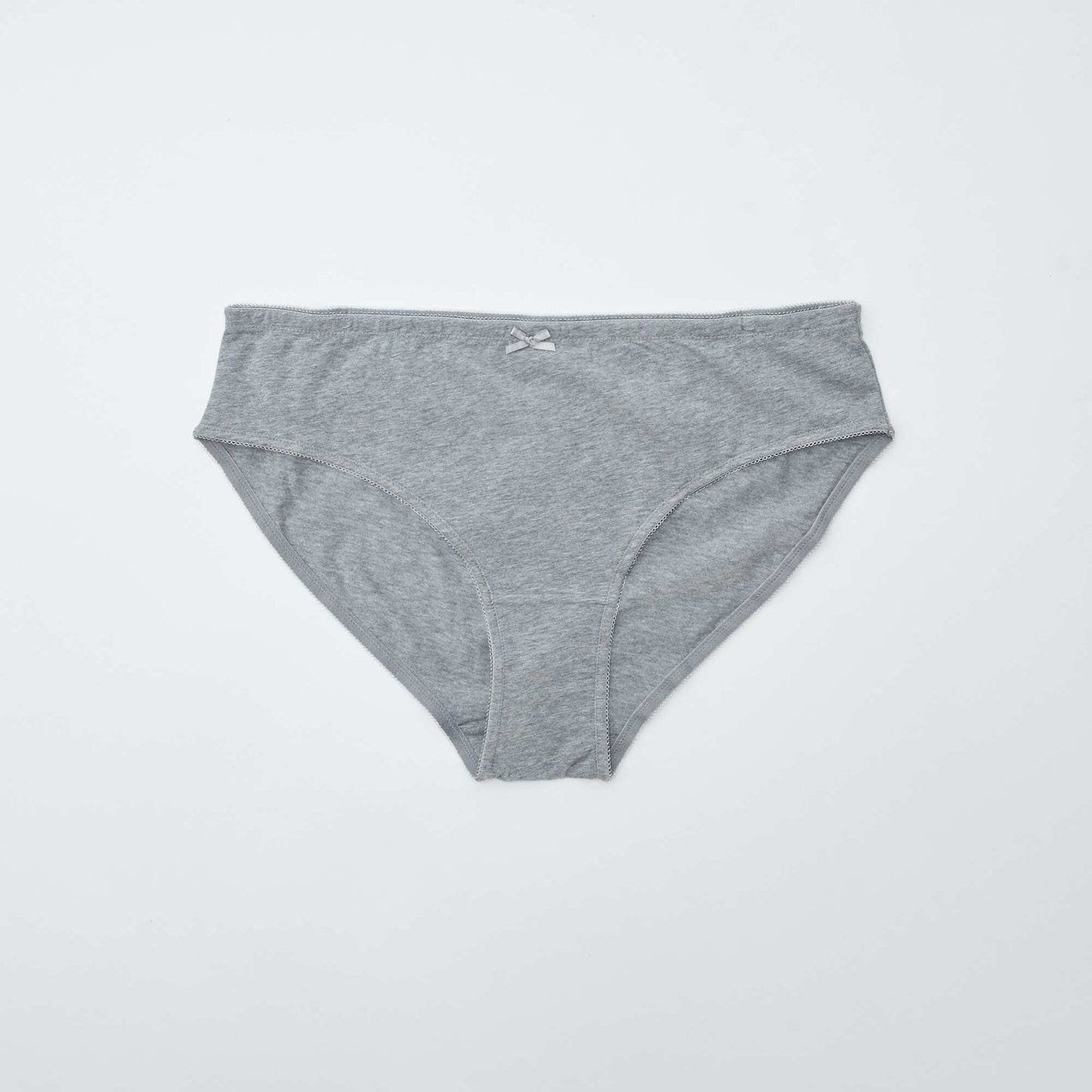 Pack of 3 stretch cotton briefs GREY