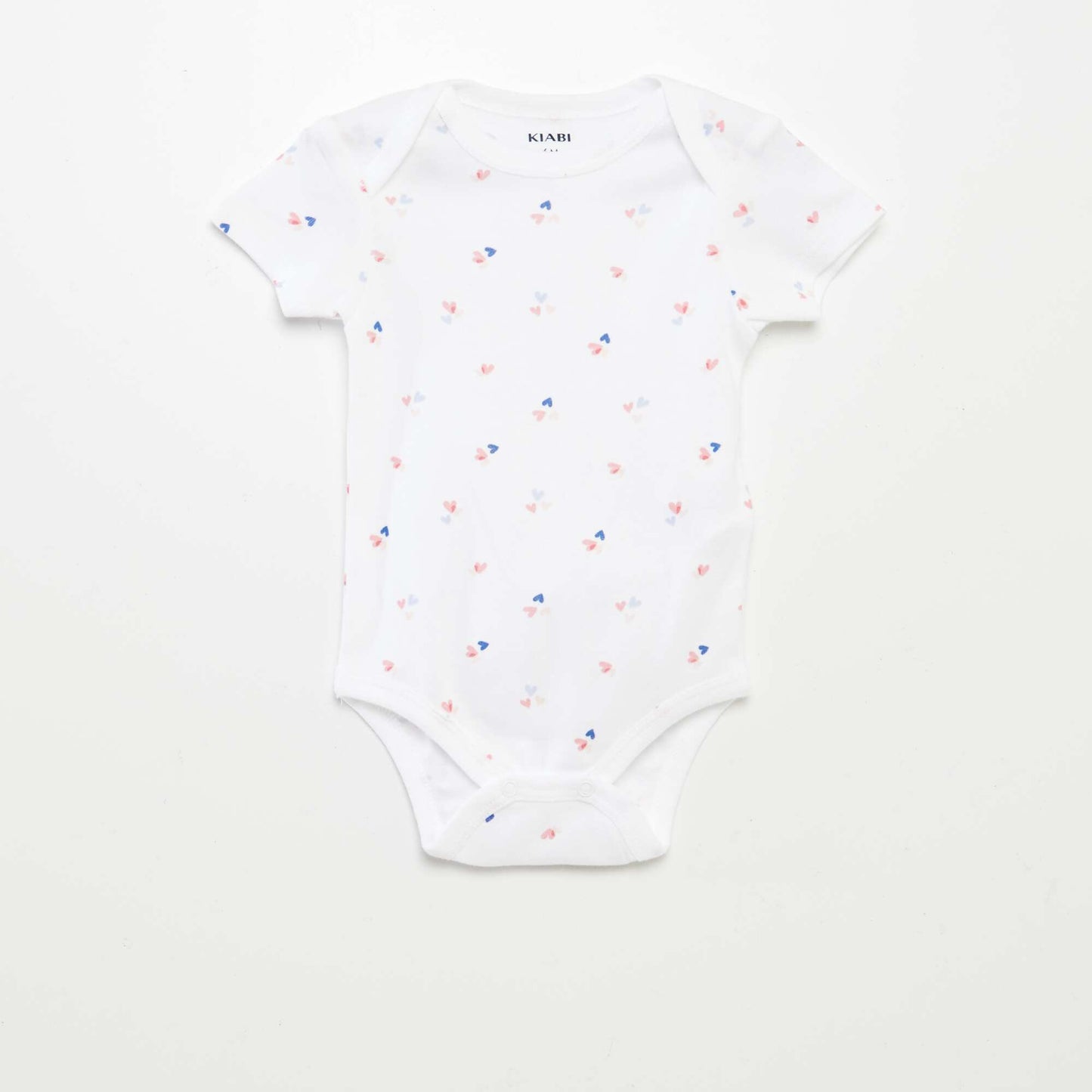 Printed cotton bodysuits - Pack of 3 WHITE