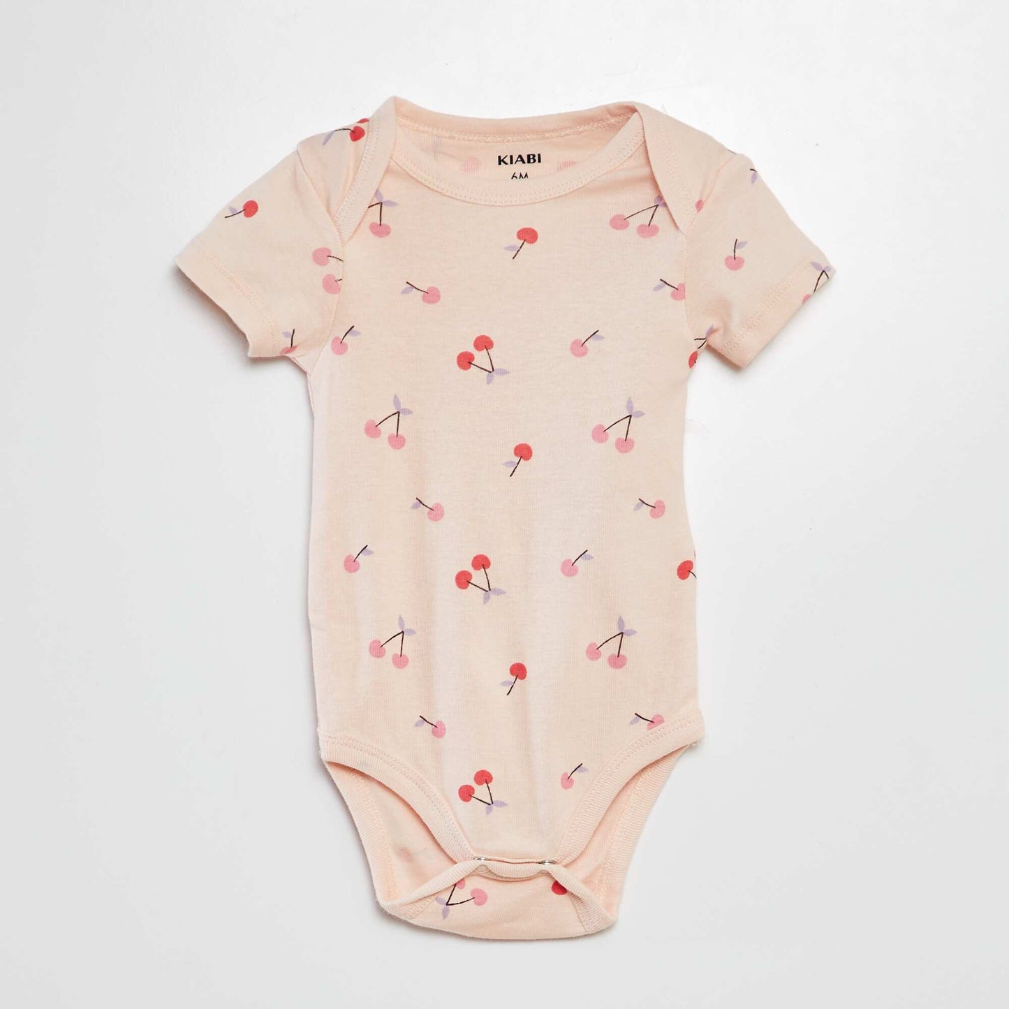 Printed cotton bodysuits - Pack of 3 PINK