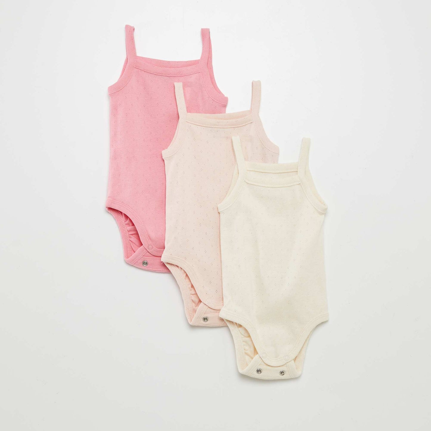 Strappy bodysuits - Pack of 3 PINK