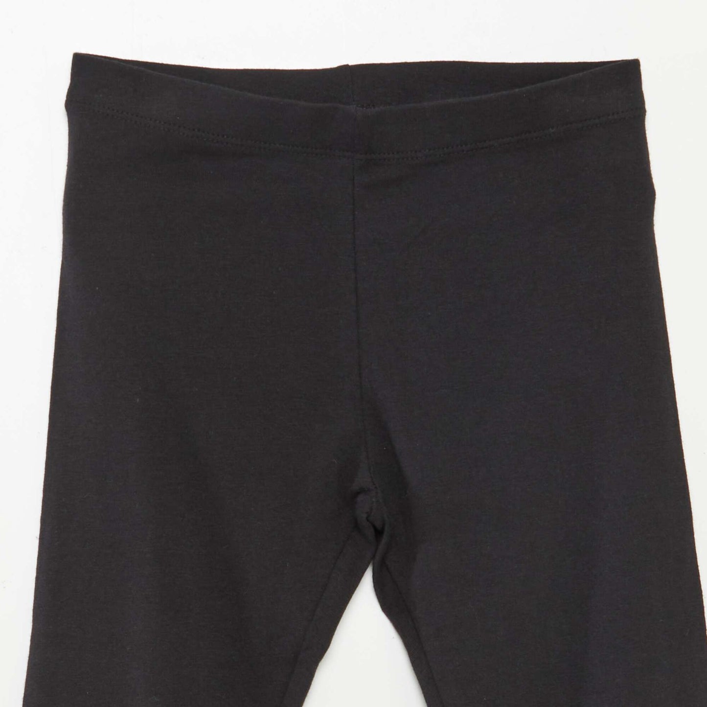 Below-the-knee length leggings BLACK