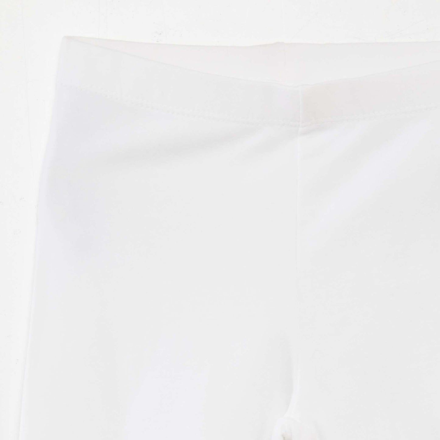 Below-the-knee length leggings WHITE