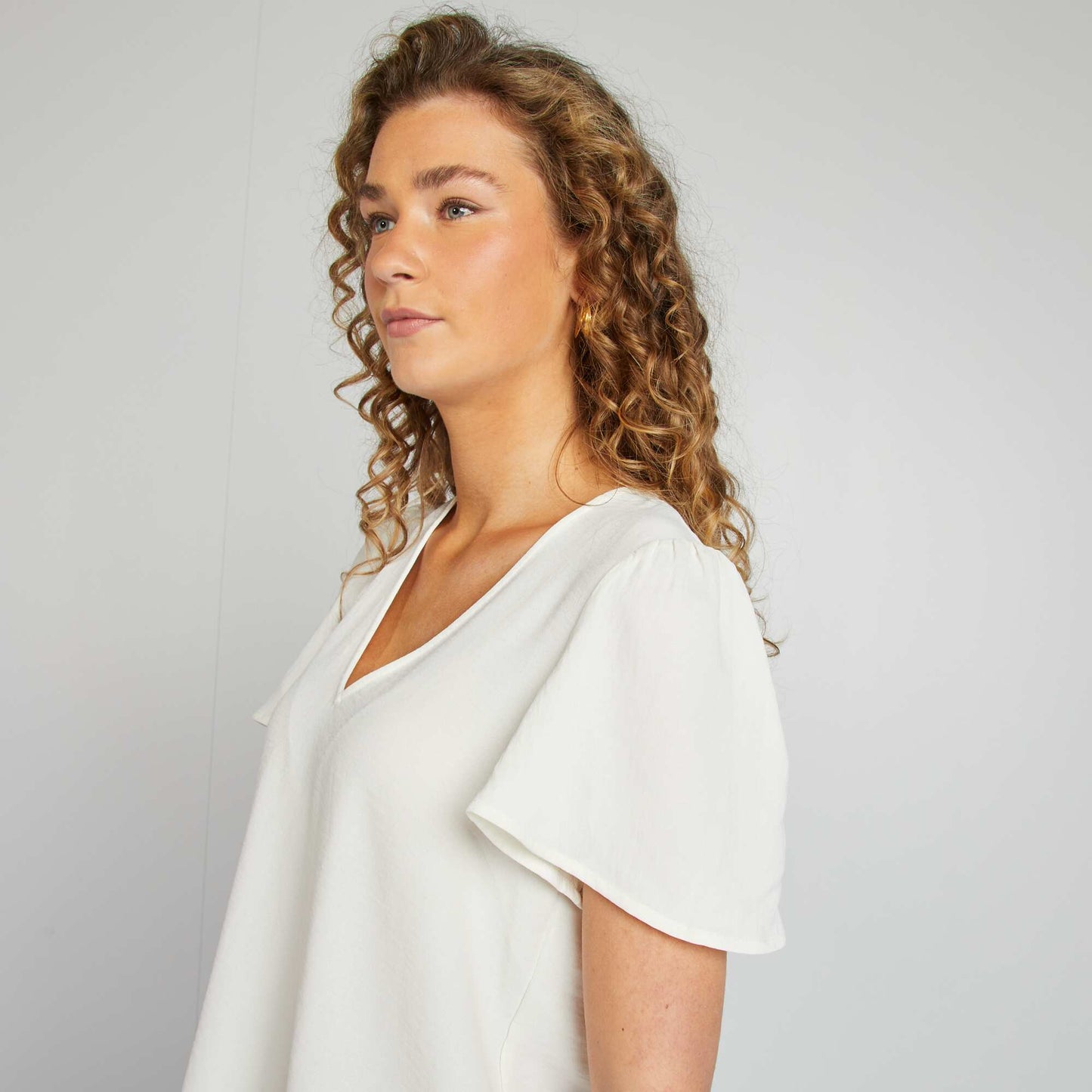 Light and floaty blouse WHITE